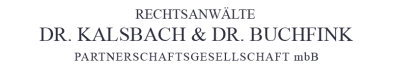 Kalsbach & Buchfink – Rechtsanwälte Dr. Kalsbach & Dr. Buchfink Partnerschaftsgesellschaft mbB.
